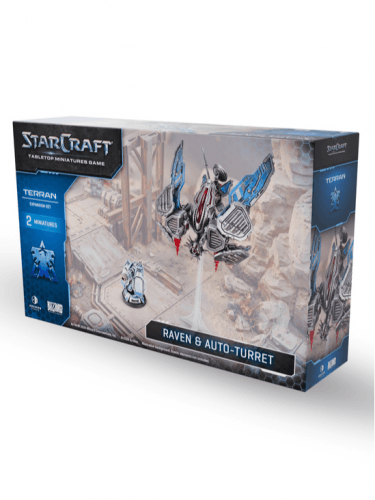Figurenspiel StarCraft - Tabletop Miniature Game - Terran - Raven & Auto-Turret (2 Figuren)