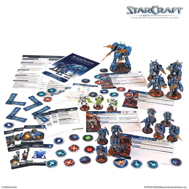 Figurenspiel StarCraft - Tabletop Miniature Game - Terran Starter Set - Fantasy