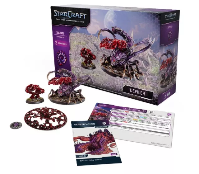 Figurenspiel StarCraft - Tabletop Miniature Game - Zerg - Defiler (2 Figuren) - Abenteuer-Brettspiel