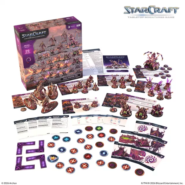 Figurenspiel StarCraft - Tabletop Miniature Game - Zerg Starter Set - Fantasy