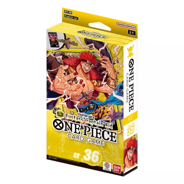 Kartenspiel One Piece TCG: Starter Deck - Yellow Eustass (ENGLISCHE VERSION) - TCG Sammelkartenspiel