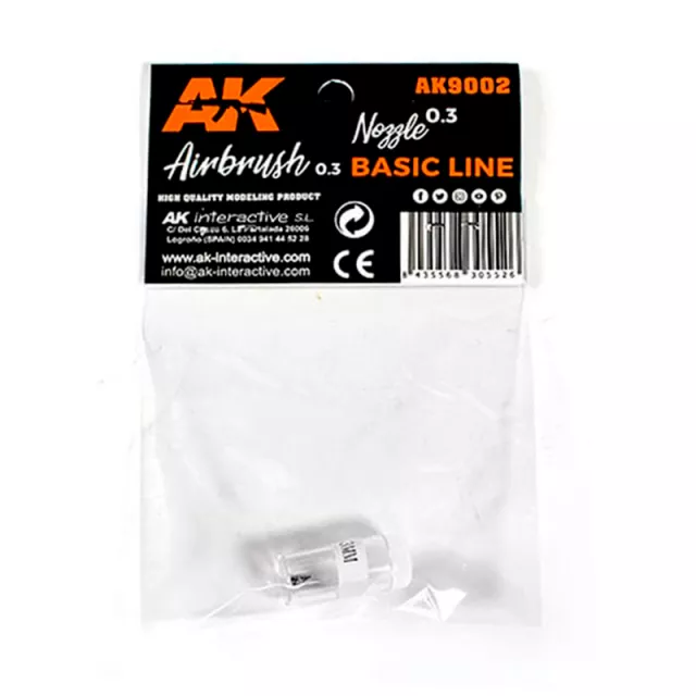 Düse AK Airbrush - Basic Line 0,3 - AK-Interactive