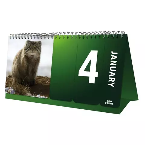 Kalender BBC Earth 2027 (Tisch) - Tierische