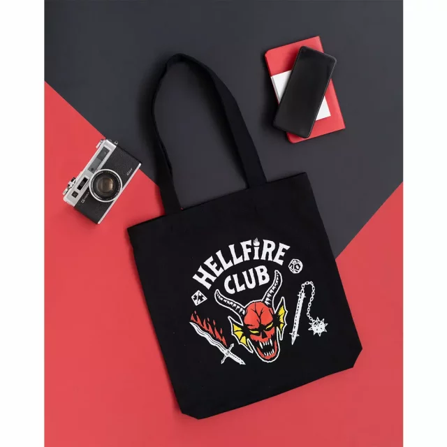 Tasche Stranger Things - Hellfire Club (Leinen)