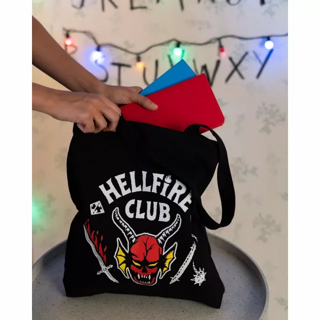 Tasche Stranger Things - Hellfire Club (Leinen)