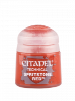Citadel Technical Paint (Spritstone Red) - texturová barva, červená