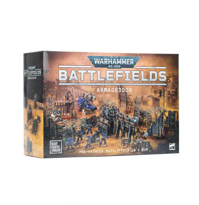 W40k: Battlefields - Armageddon - Ready-painted Terrain (Gelände) - Warhammer