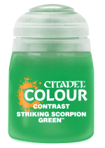 Citadel Contrast Paint (Striking Scorpion Green) - Kontrastfarbe - Grün