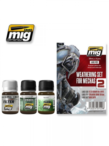 Farbsatz Mig Jimenez Weathering Set - Mechas (7429)