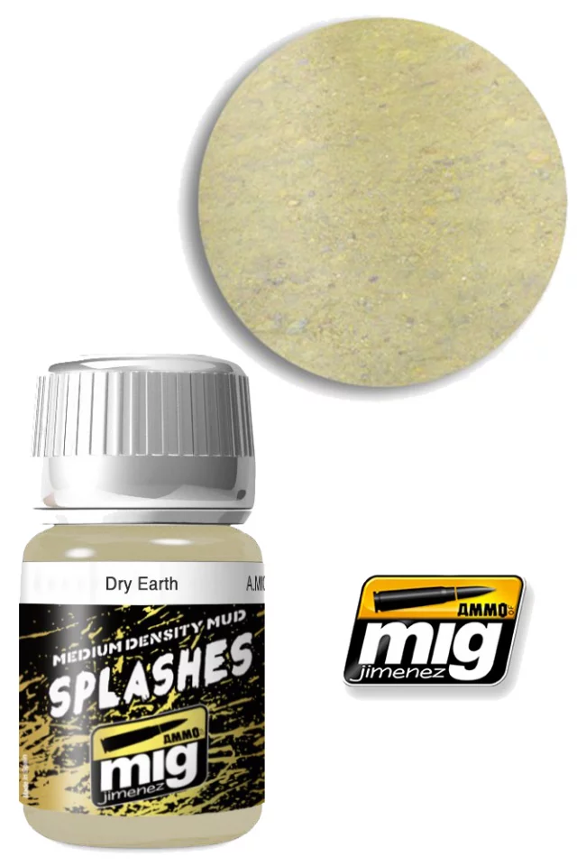 Texturierte Farbe Mig Jimenez Ammo Splashes & Mud - Dry Earth (1750)