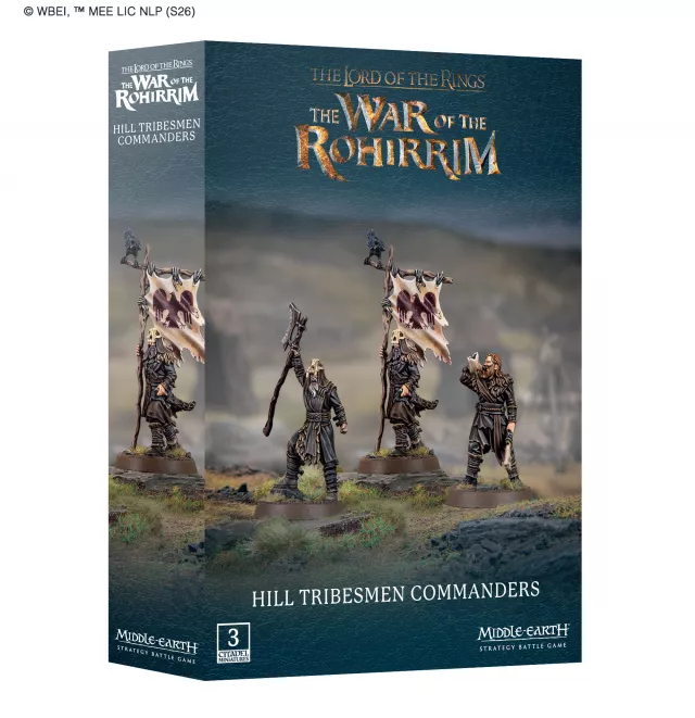 Brettspiel The Lord of the Rings - Hill Tribesmen Commanders (Figuren) - Middle-Earth Strategy Battle Game