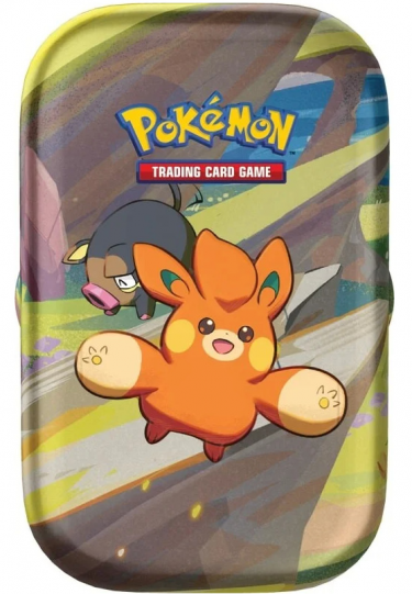 Kartenspiel Pokémon TCG - Paldea Pals Mini Tin: Pawmi & Lechonk (ENGLISCHE VERSION)