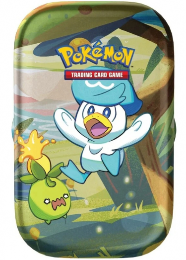 Kartenspiel Pokémon TCG - Paldea Pals Mini Tin: Quaxly & Smoliv (ENGLISCHE VERSION)