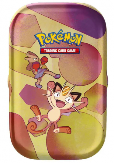 Kartenspiel Pokémon TCG: Scarlet & Violet 151 - Mini Tin: Meowth & Hitmonchan (ENGLISCHE VERSION)