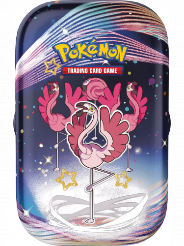Kartenspiel Pokémon TCG: Scarlet & Violet Paldean Fates - Mini Tin: Flamingo (ENGLISCHE VERSION)