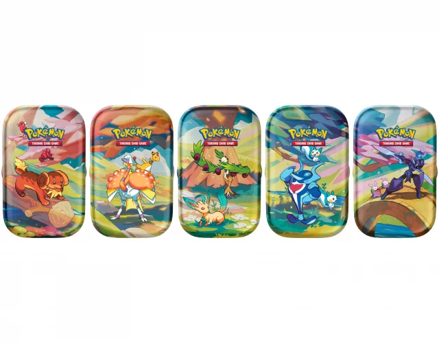 Karetní hra Pokémon TCG: Scarlet & Violet Vibrant Paldea - Mini Tin: Dachsbun & Oricorio