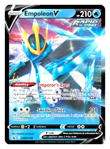 Kartenspiel Pokemon TCG - V Strikers Tin - Empoleon V (ENGLISCHE VERSION) - TCG Sammelkartenspiel