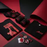 Geschenkset Marvel - Daredevil (T-Shirt, Ansteckpins, Aufnäher, Socken) (Größe M) - Aufnäher