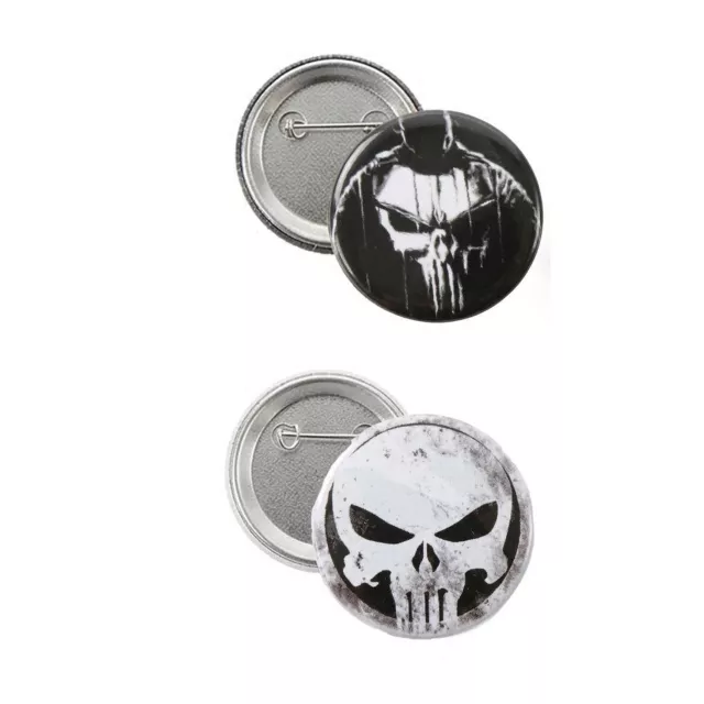 Geschenkset Marvel - Punisher (T-Shirt, Ansteckpins, Aufnäher, Socken) (Größe M) - Aufnäher