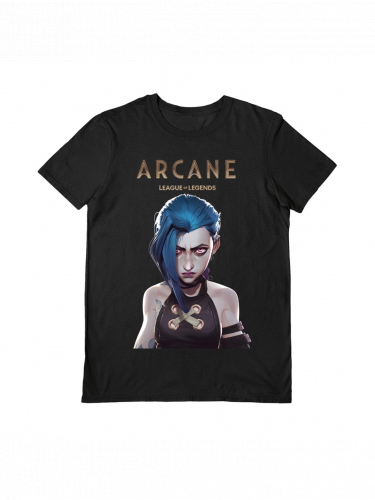 T-Shirt Arcane - Jinx Black