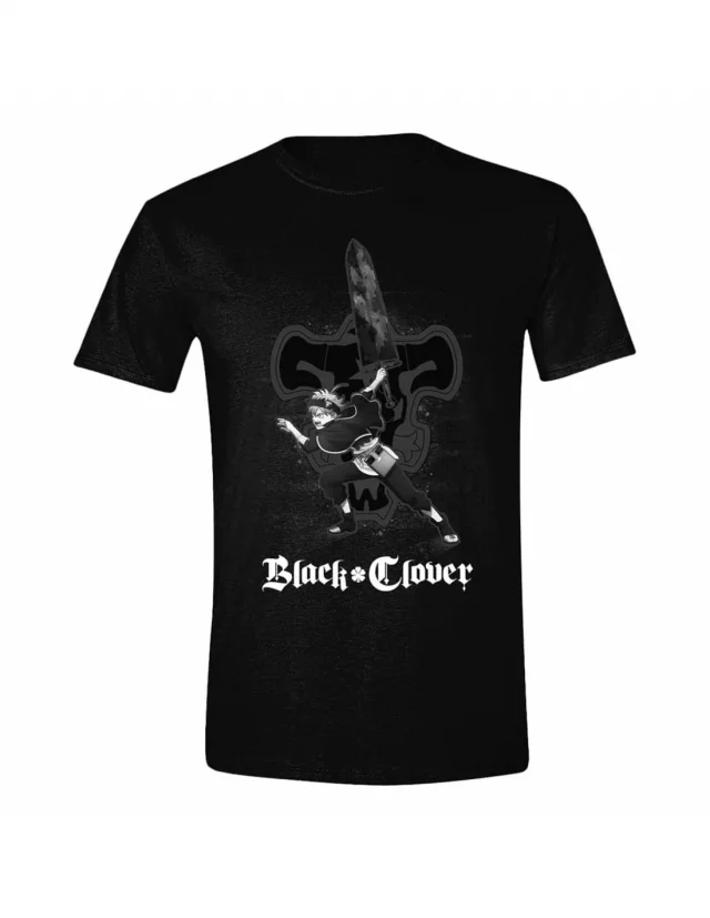 T-Shirt Black Clover - Mono Clover