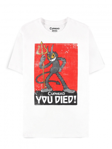 T-shirt Cuphead - You Died Devil Standing