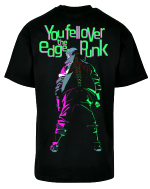 T-Shirt Cyberpunk: Edgerunners - Neon Punk (Übergroß)