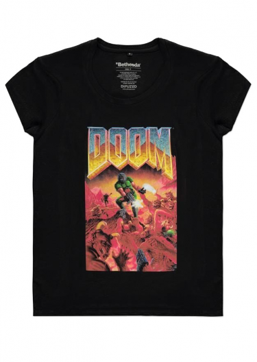Damen-T-Shirt Doom - Cover Art