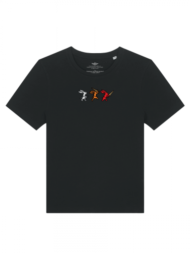 Damen-T-Shirt Kingdom Come: Deliverance II -  Action-Trio der Hasen