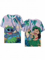 Damen-T-Shirt Lilo & Stitch - Dance AOP