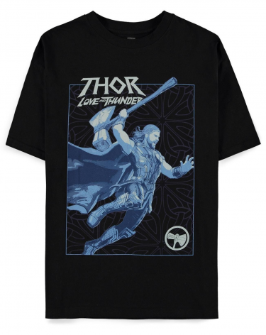 Damen-T-Shirt Thor: Love and Thunder - Blue Thor Oversized