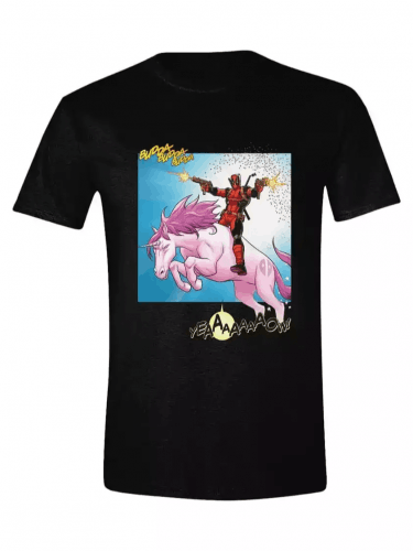 T-Shirt Deadpool - Unicorn Battle