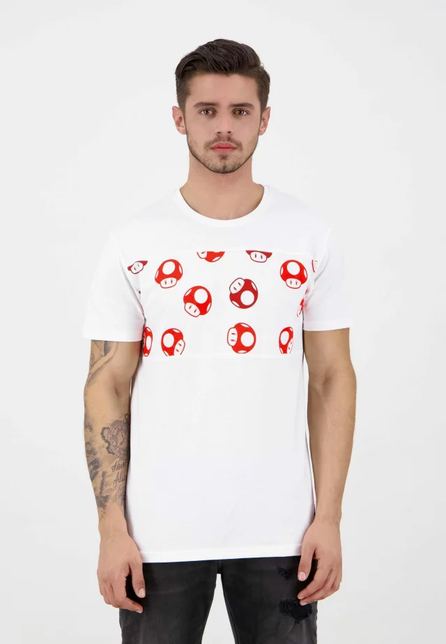 Nintendo - Super Mario AOP Toad Herren T-Shirt