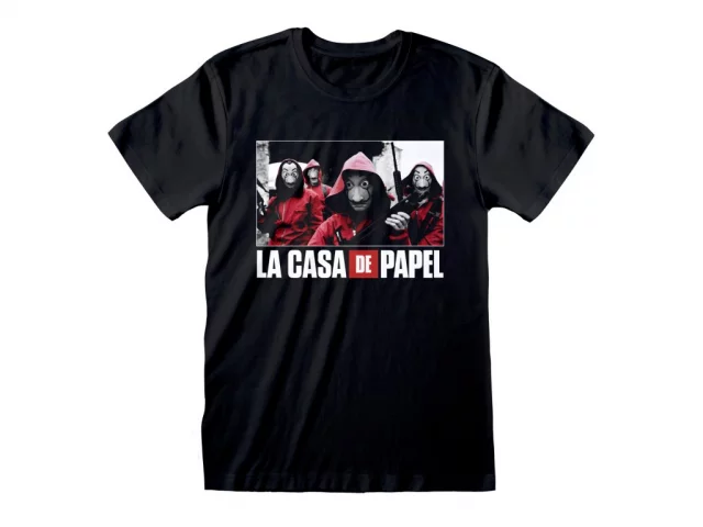 T-Shirt Money Heist Photo and Logo