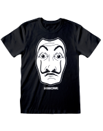 T-Shirt Money Heist - White Mask