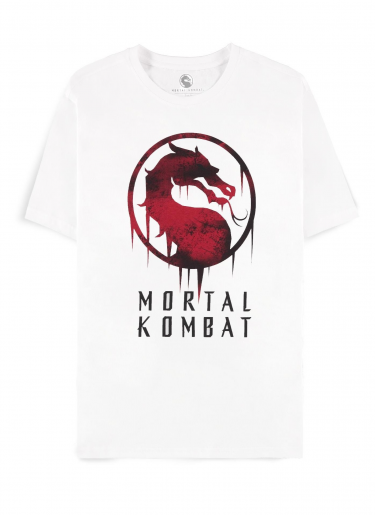 T-Shirt Mortal Kombat - Logo Red