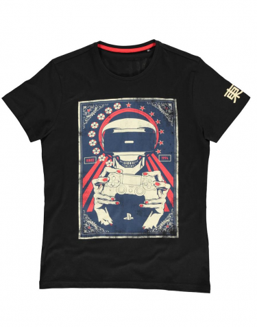 T-Shirt PlayStation - Virtual Reality Skull