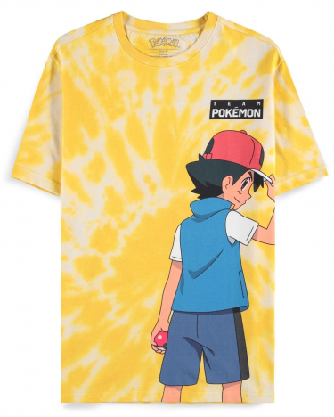 T-Shirt Pokémon - Ash and Pikachu AOP