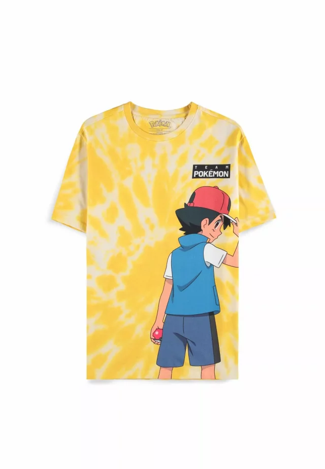 T-Shirt Pokemon - Ash und Pikachu AOP