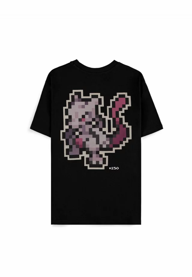 T-Shirt Pokemon - Pixel Mewtwo