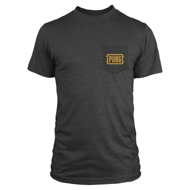 PUBG Supply Stash Pocket Tee - Charcoal Heather