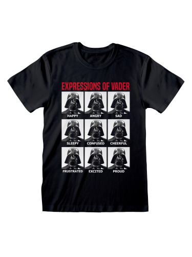 T-Shirt Star Wars - Expressions Of Vader