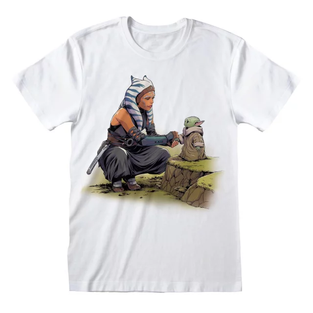 T-Shirt Star Wars: The Mandalorian - Ahsoka mit Grogu