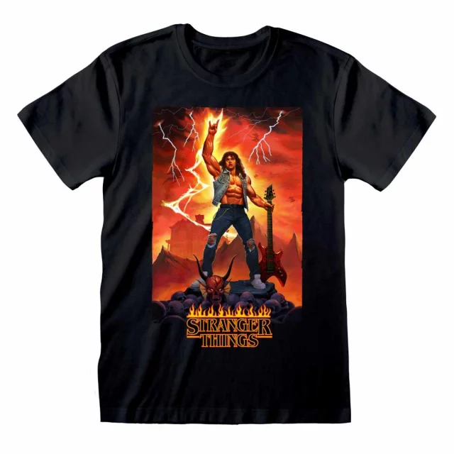 T-Shirt Stranger Things - Eddie Rocks