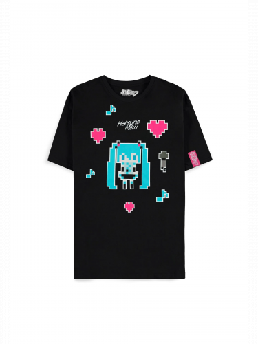 T-shirt Vocaloid - Hatsune Miku Pixel Art