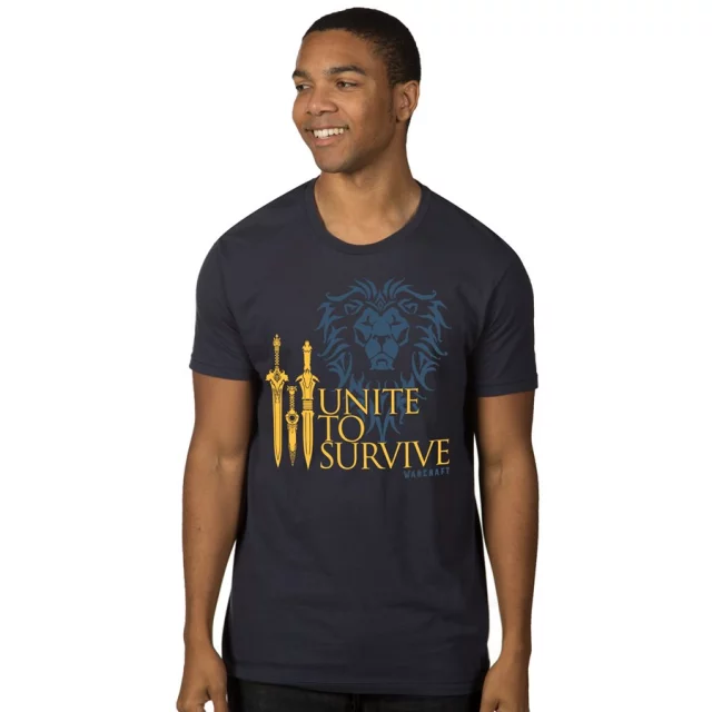 T-Shirt Warcraft Movie - Unite to Survive