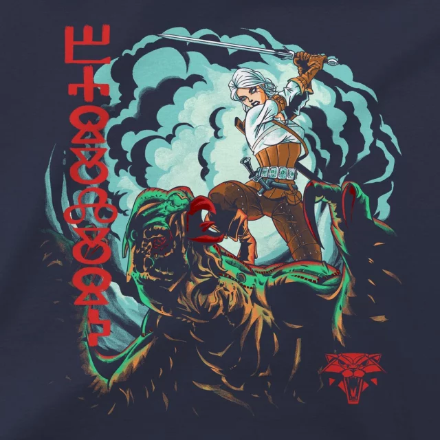 T-Shirt The Witcher 3 - Slaying the Basilisk