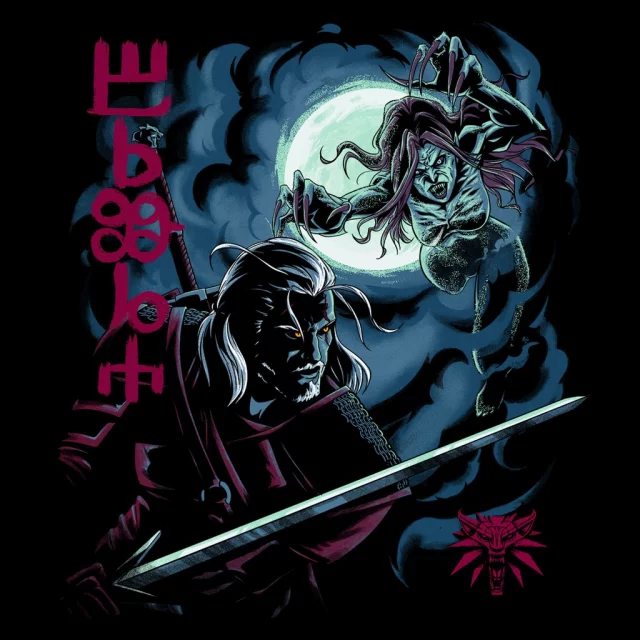 T-Shirt The Witcher - Hunting the Bruxa