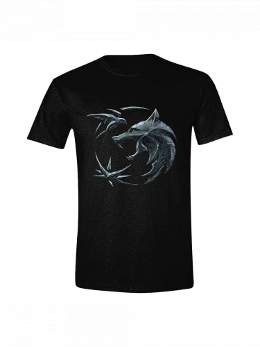 T-Shirt The Witcher - Symbol des Weißen Wolfs