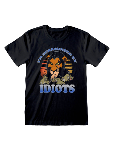 T-Shirt Lion King - Surrounded By Idiots